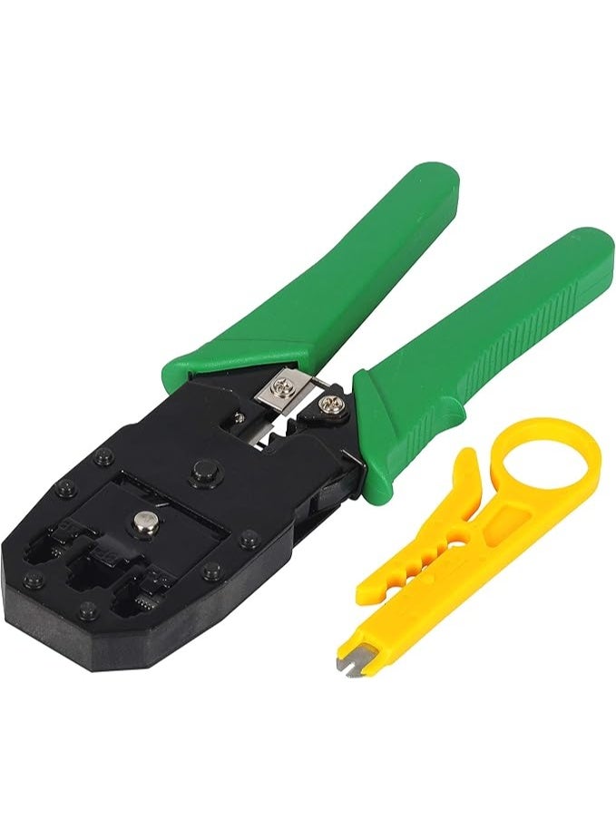 RJ45 RJ11 LAN Network Crimping Tool With Cable Tester Kit - Image 5