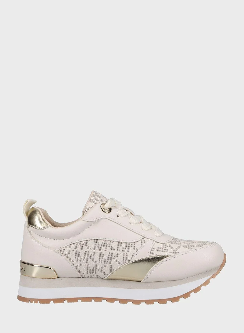 Michael Kors Youth Billie Dorian Low Top Lace Up Sneakers