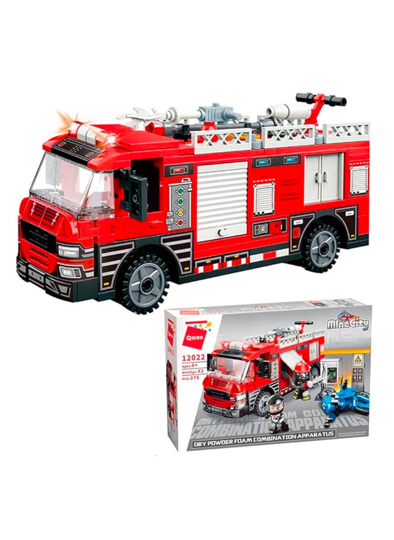 Qman Fire Brigade Building Blocks 275 Pcs  - Image 2