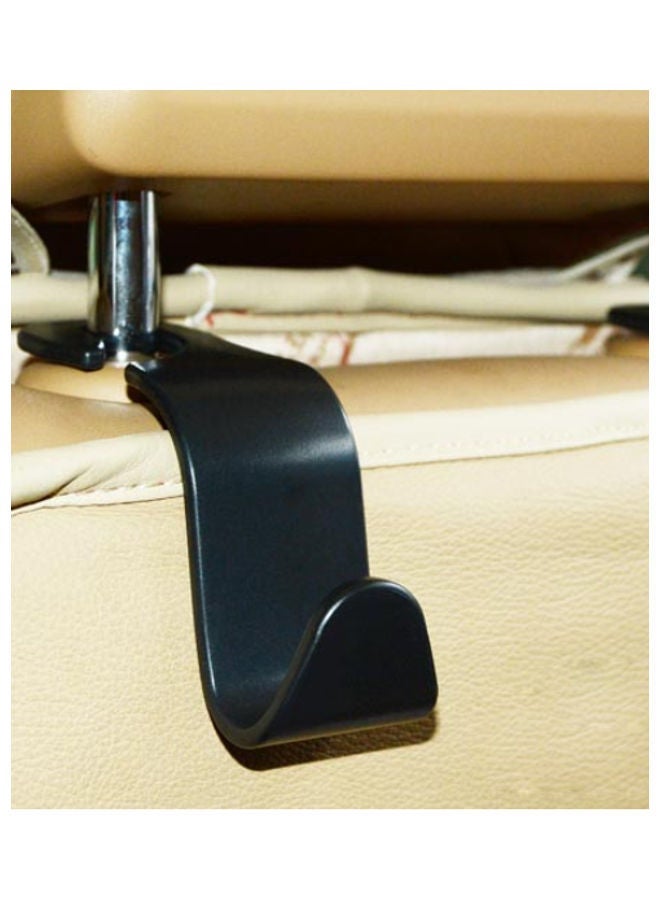 NIBEMINENT Car Seat Back Hook Black