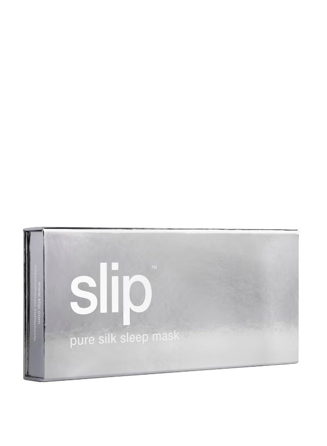 Slip Silk Sleep Mask - Silver - Image 4
