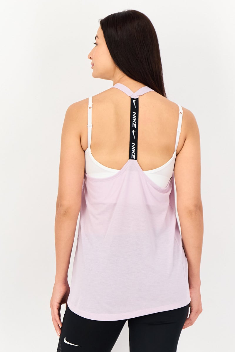 Nike تي شيرت تدريب بلا أكمام للنساء، بنفسجي - Image 4