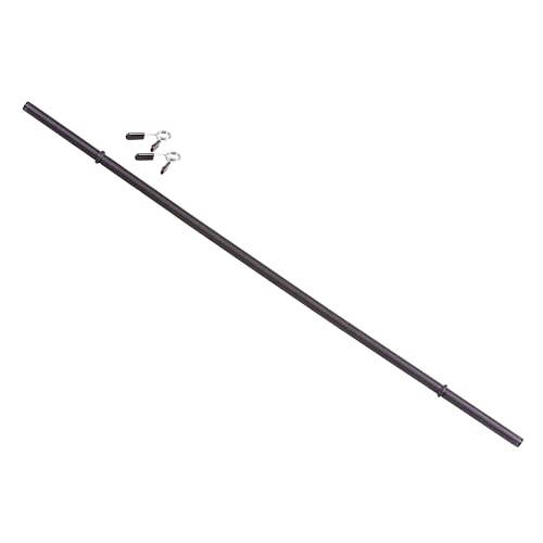 US Weight 3-Piece 54" x 1" Exercise Barbell Set - Includes 2 Spring Clips - 150lb Max Weight Rating - Perfect Workout Barbell for Home Gym or Travel - Image 1