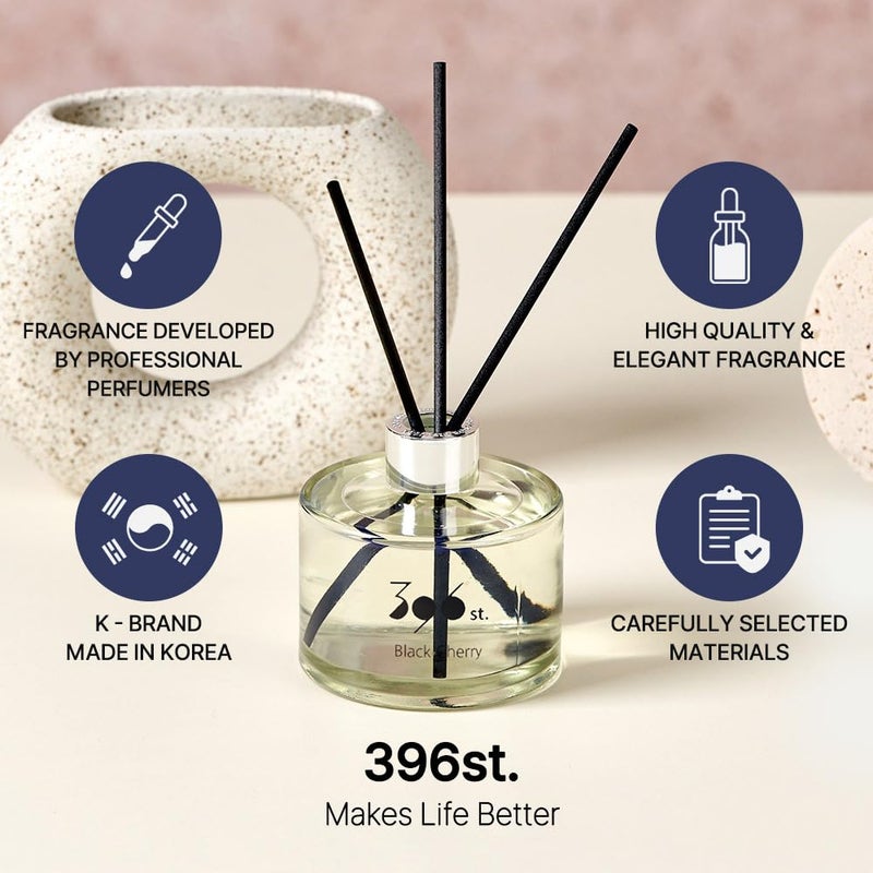 396 st. Reed Diffuser, Red Rose, 200ml(6.7oz) / Reed Diffuser Sets, Home Fragrance, Scented Oils, Home & Bathroom DÃ©cor - Image 2