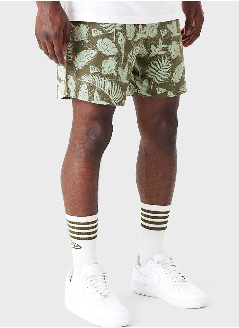 NEW ERA - Ne Aop Woven Shorts Newera Novofn - Image 1