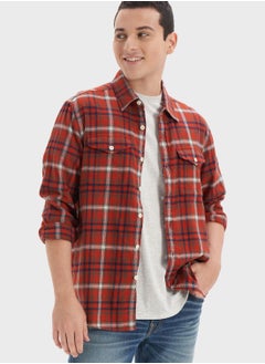 American Eagle Checked Slim Fit Shirt  - Image 1