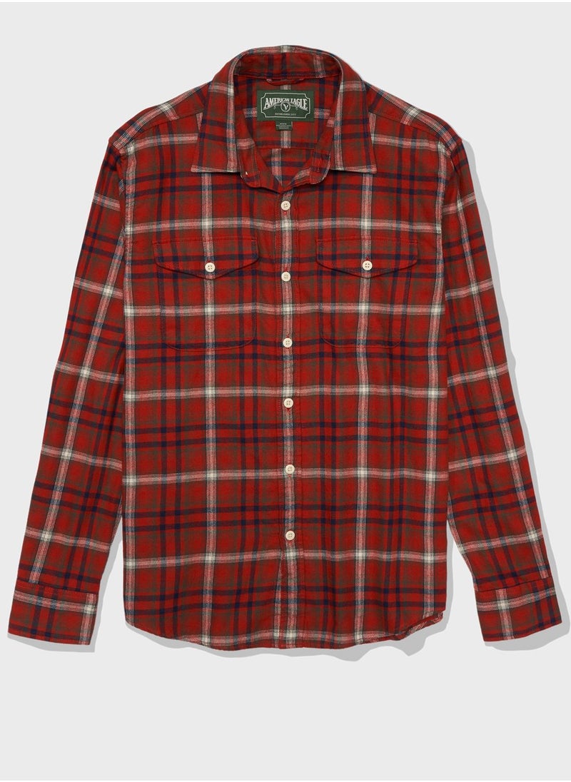 Checked Slim Fit Shirt - pzsku/ZFEFA31415B295E38469FZ/45/_/1694669396/bae53087-6317-4f2b-8e3a-7a9d623a6ee9