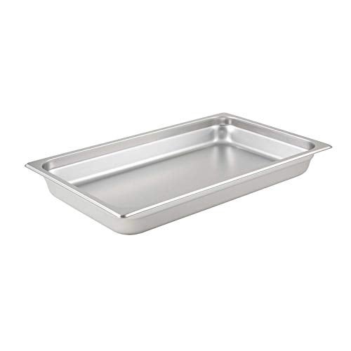 Winco Full Size 2.5" Deep Metal Food Pan/Steam Table Pan, Anti-Jam, 23 Gauge - Image 2