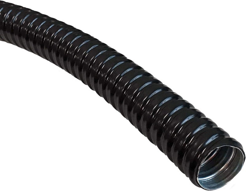 Electri Duct 1/4" PVC Coated Liquid-Tight Galvanized Steel Flexible Metal Conduit - 100 Feet - Image 1