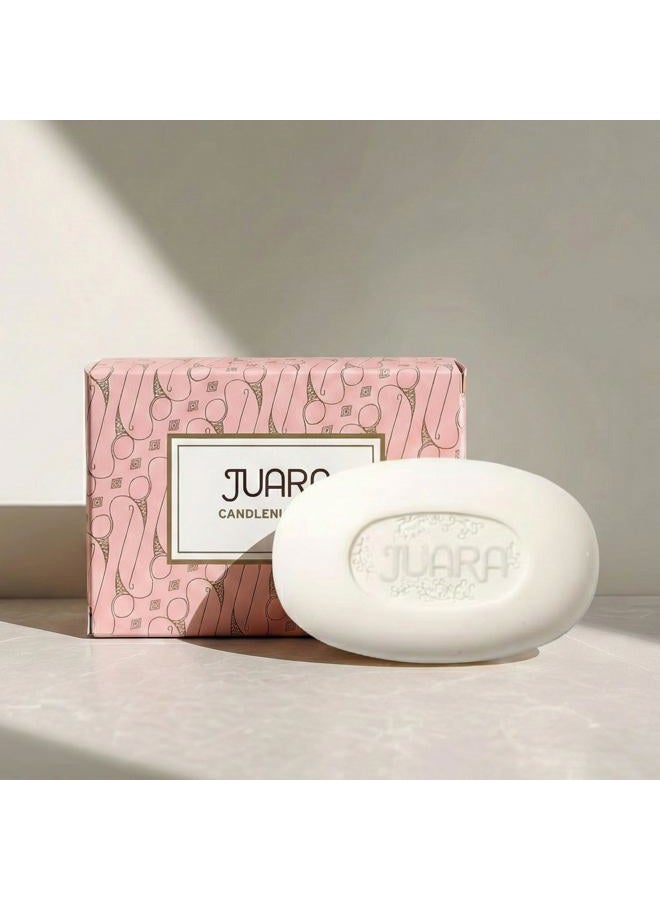 Juara Candlenut Bar Soap | Lather on Hands, Body | Safely Cleanses | Gently Softens | Deeply Moisturizes | Pure Ingredients | Cruelty Free, Paraben & Sulfate Free, Vegetarian | 4.2 oz (1 Single Bar) - Image 2