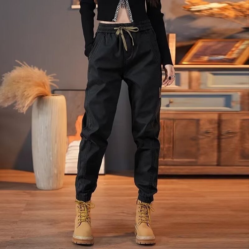 2024 Spring Style Workwear Men'S And Women'S Casual Pants Sports Trendy Brand Fashion Harlan Pants Simple Loose Leg Pants - Image 1