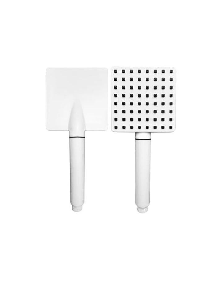 راس دش شكل مربع - لون ابيض (حجم مثالي)