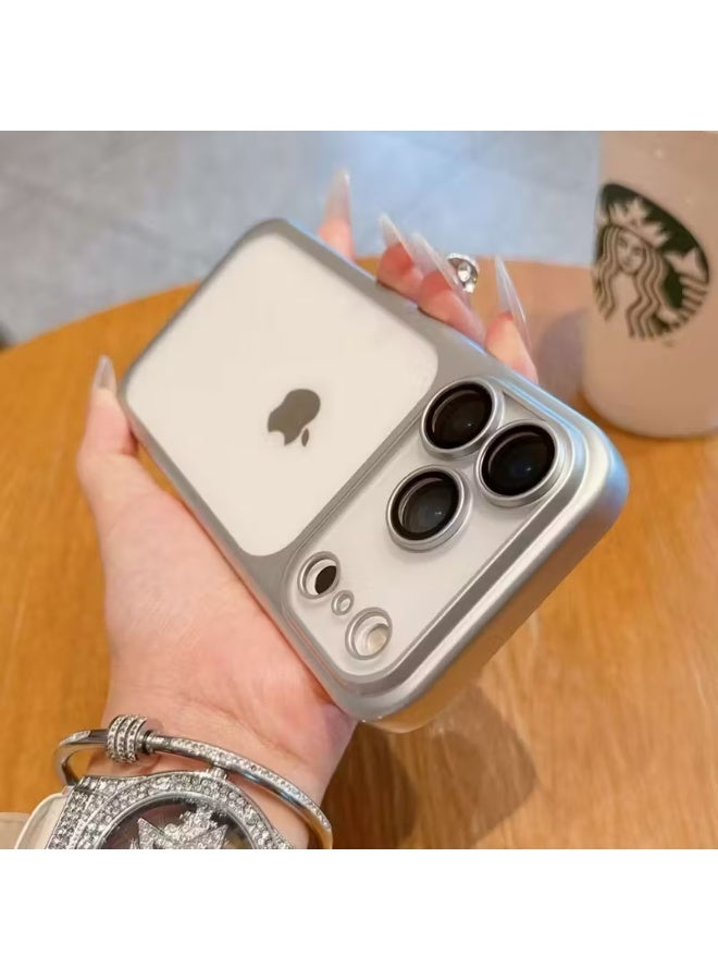 شي إن غطاء فاخر مطلي بالكهرباء لهاتف iPhone 17 Pro، تغطية كاملة للعدسة، غطاء صلب ,تصميم أنيق,بناء عالي الجودة,مقاوم للخدوش, - Image 2