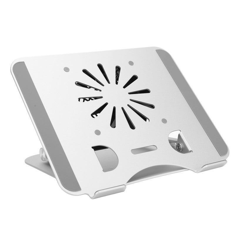 Laptop Cooler Stand: 17 Inch Aluminum Alloy Good Heat Dissipation - Portable Foldable Laptop Stand for Gaming Devices, Laptops and Tablets - Image 1