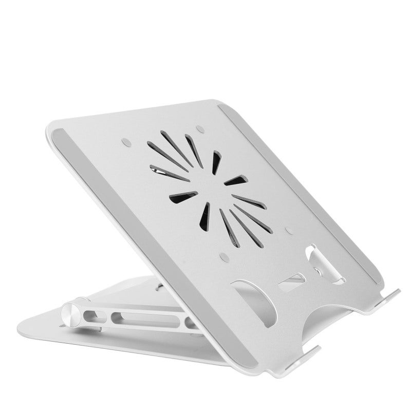Laptop Cooler Stand: 17 Inch Aluminum Alloy Good Heat Dissipation - Portable Foldable Laptop Stand for Gaming Devices, Laptops and Tablets - Image 4