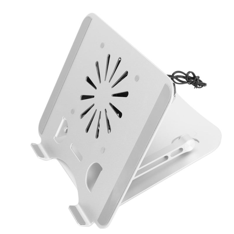 Laptop Cooler Stand: 17 Inch Aluminum Alloy Good Heat Dissipation - Portable Foldable Laptop Stand for Gaming Devices, Laptops and Tablets - Image 2