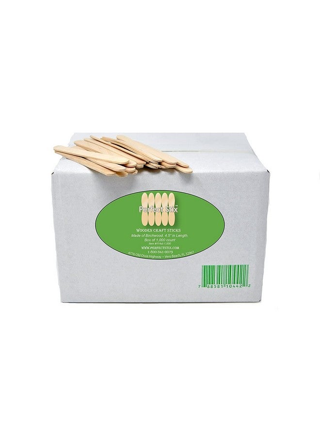 Wooden Craft Sticks 4.5 Inch With Bonus Set