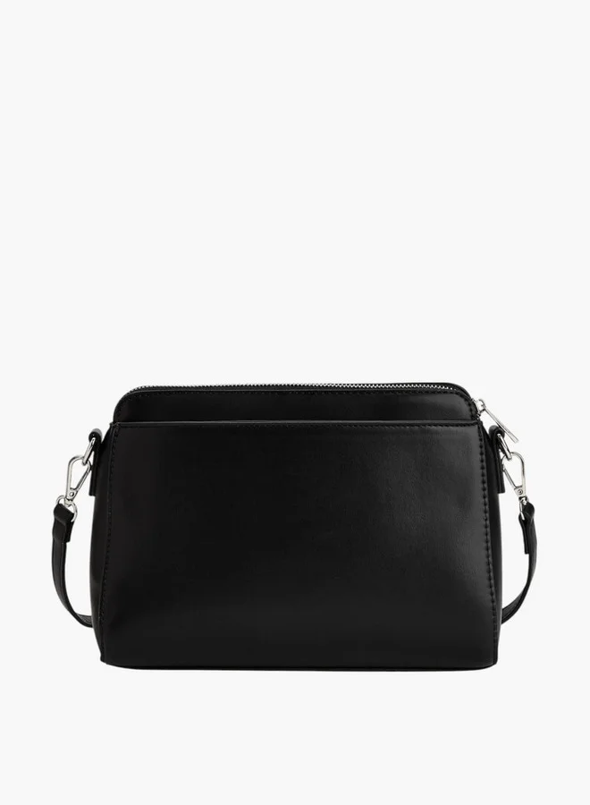 فلورا بيلا من شو إكسبرس Textured Crossbody Bag with Detachable Strap