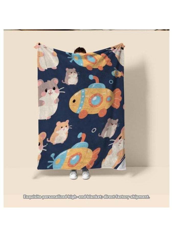 general Children's or student cartoon flannel thin blanket (warm and comfortable, suitable for sleep, games) 100cm*150cm - 669 - Image 4