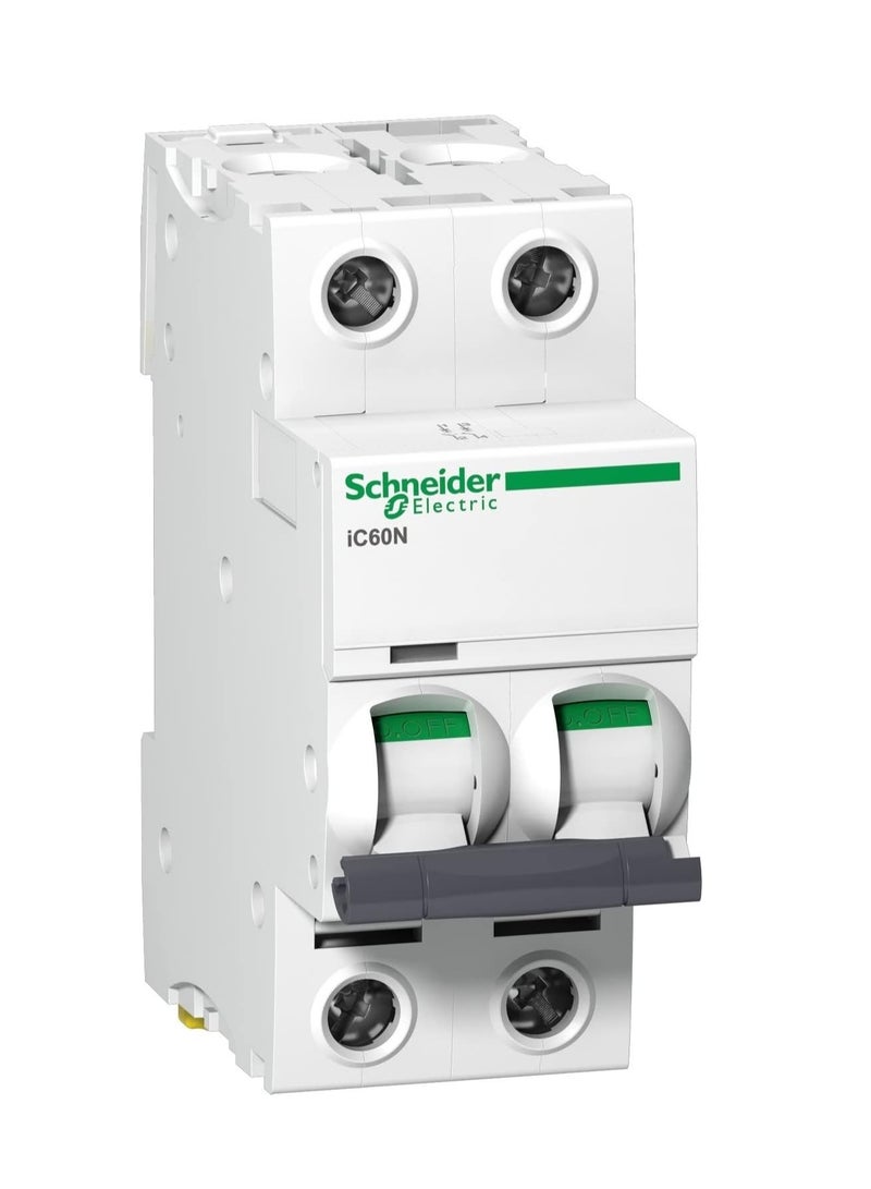 شنايدر قاطع دائرة مصغر iC60N 2P 20A C، A9F44220