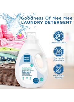 mee mee Mee Mee Baby Anti-Bacterial Liquid Laundry Detergent Hypoallergenic Free Food Grade Ph balanced (Bottle 1.5 Litre)  - Image 4