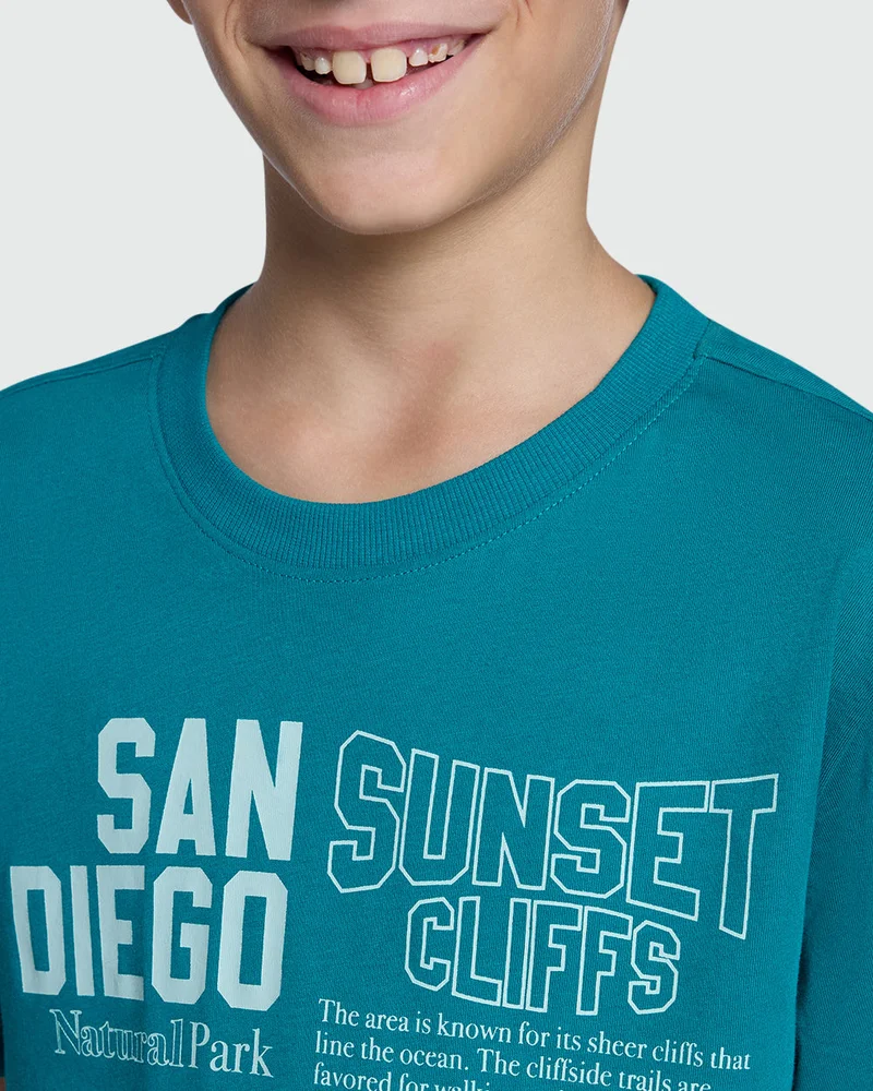 Ovs Fanfare Green Modern Boys' Tee By OVS