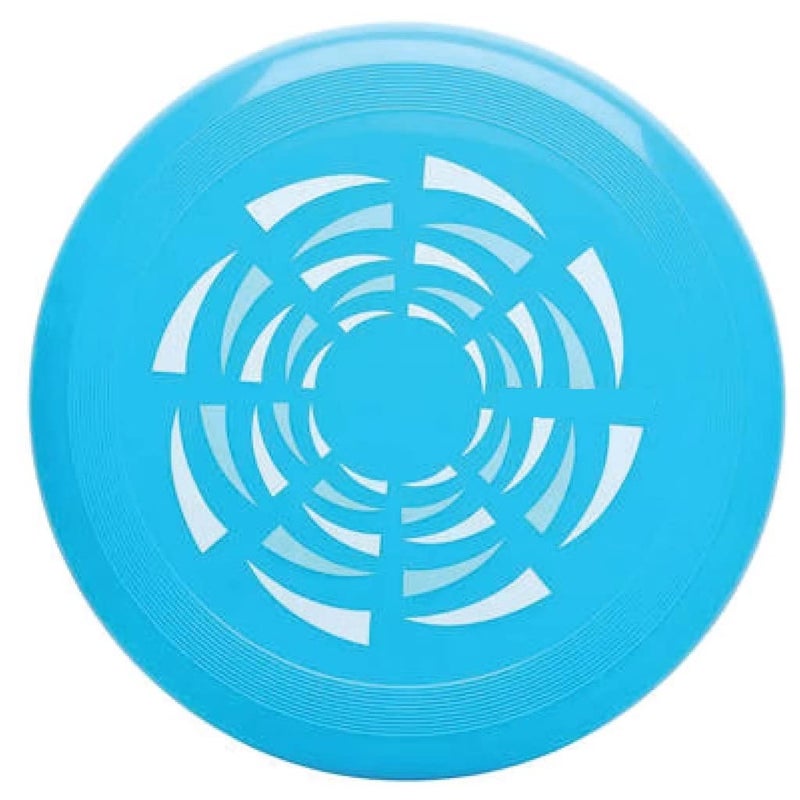 DECATHLON قرص فريسبي طائر غير قابل للكسر للأطفال والبالغين للعب في الداخل/الخارج، الشواطئ، الملعب (D90 أزرق) - Image 1