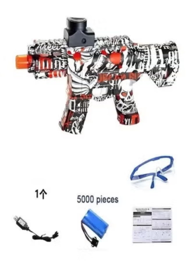 Ultimate 4-in-1 Battle Pack Automatic Gel Ball Blaster Toy Set, Hydrogel Water Bead Guns with Graffiti & Camo Designs for Kids & Adults - Image 5