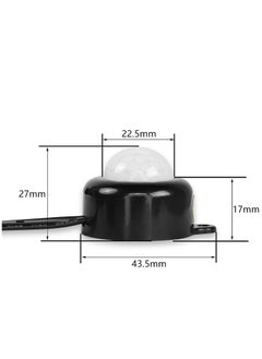 Y&D Mini PIR Motion Sensor Switch, with USB Interface Cable 2A Infrared Human Body Detector Switch Light Adjustable, for LED Strip  - Image 5