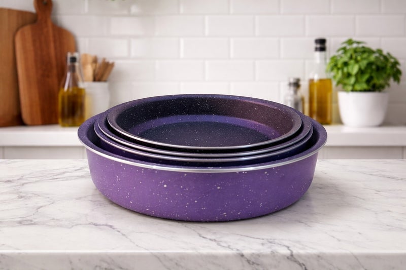 3 granite oven tray sets