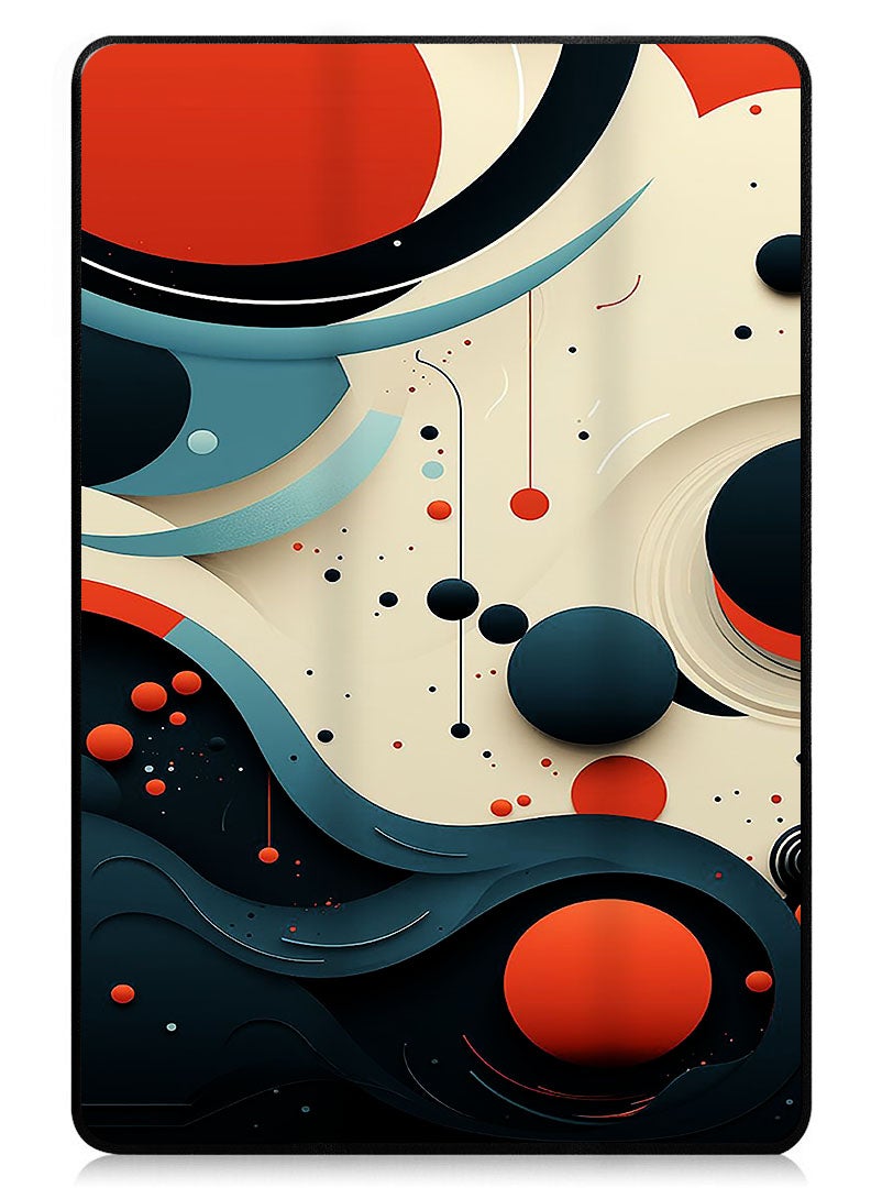 Theodor Protective Flip Case For Xiaomi Pad 7 & Xiaomi Pad 7 Pro With Trifold Stand Auto Wake Sleep Shockproof Cover - Abstract Shapes - Image 1
