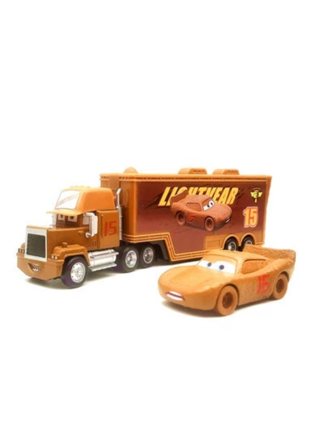 general Movie Cars 2 3 Hauler Mack Truck No. 15 Mac Uncle with Dirt Mack Quin