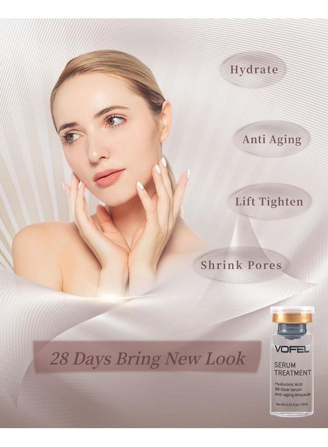 VOFEL Hyaluronic Acid Serum For Microneedling Serum Ampoules For Face Bb Glow Starter Kit 0.35 Oz 4 Vials - Image 5