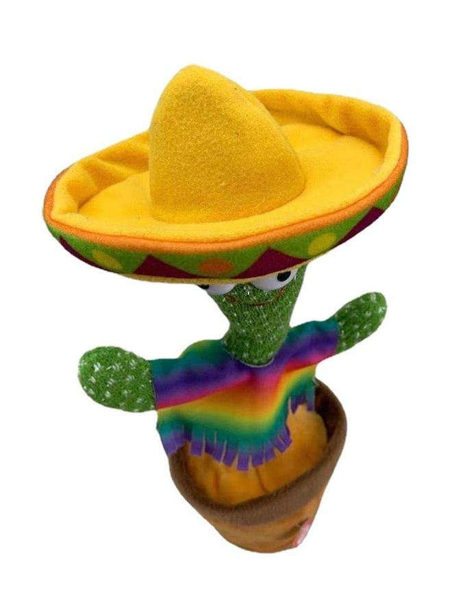 لعبة زهرة الصبار المحشوة الكهربائية الراقصة مع موسيقى - Image 3