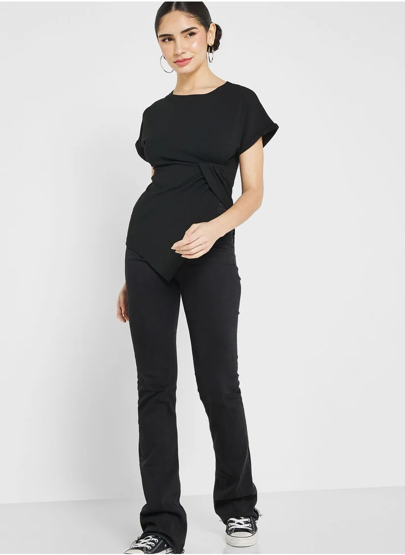 Ginger Urban Minx Asymmetrical Hem T-Shirt
