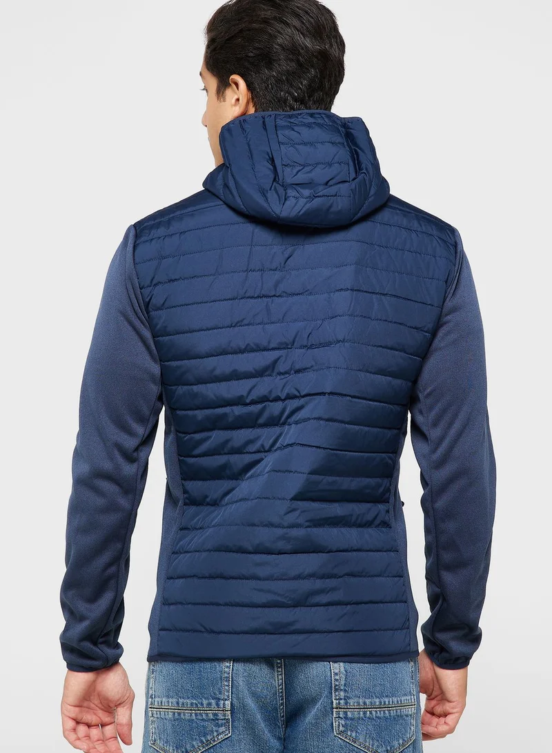 JACK & JONES Zip Through Quilted Jacket