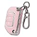 CHATYYD Key Fob Cover for Jeep with KeychainSoft TPU Key Case for Jeep Wrangler Gladiator Proximity 20182024 Car Accessories - Image 2