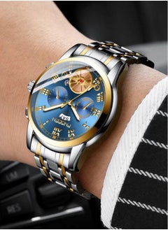 FNGEEN Men's Water Resistance Metal Analog Quartz Wrist Watch  - Image 2