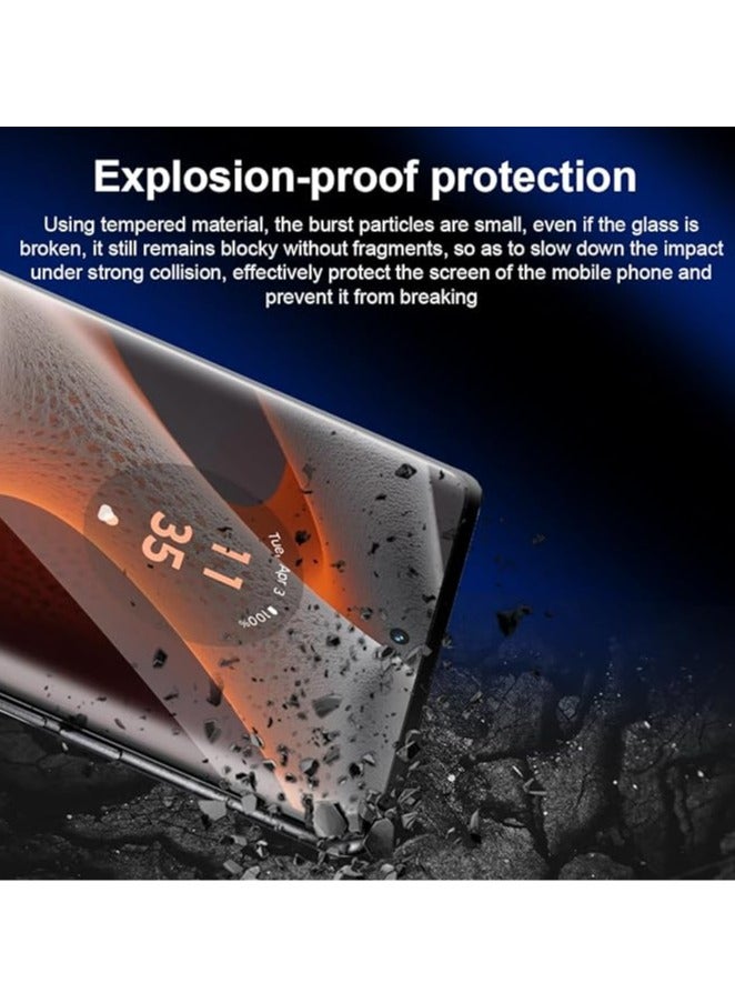 general For Motorola Moto Edge 50 Pro Tempered Glass Screen Protector, 2-Pack, Scratch Resistant, HD No Bubble Cover Glass Screen Protector - Image 2