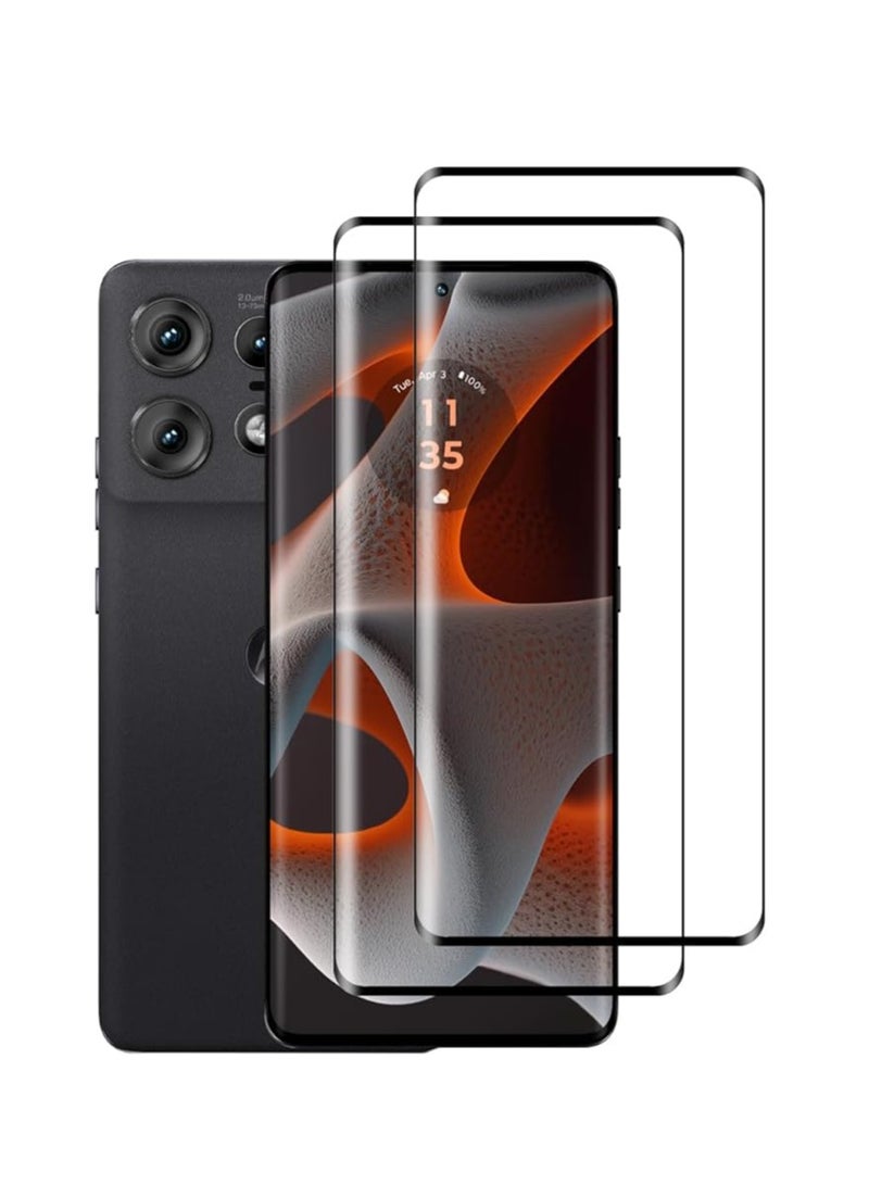 general For Motorola Moto Edge 50 Pro Tempered Glass Screen Protector, 2-Pack, Scratch Resistant, HD No Bubble Cover Glass Screen Protector - Image 1