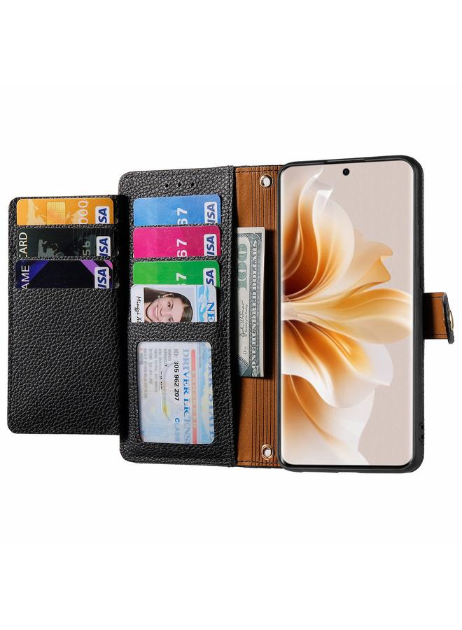 S-TOP Case For OPPO Reno11 5G Global Love Zipper Lanyard Leather Phone Case - Image 3