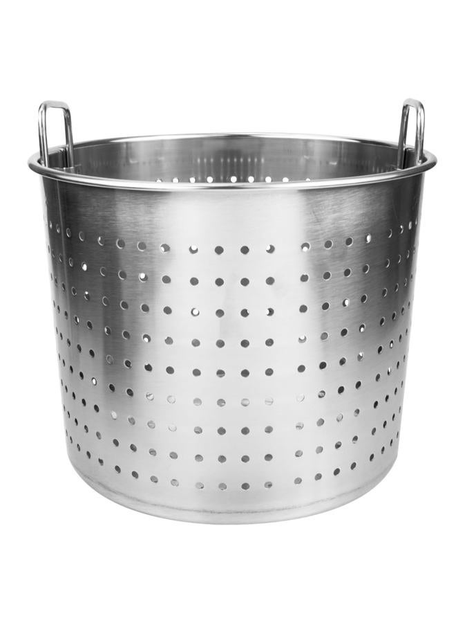 Hemoton Stock Pot Strainer Basket Insert Seafood Boil Pot Crawfish Crab Steamer Pot Stainless Steel Pasta Cooker for Home Restaurant Kitchen - Image 1