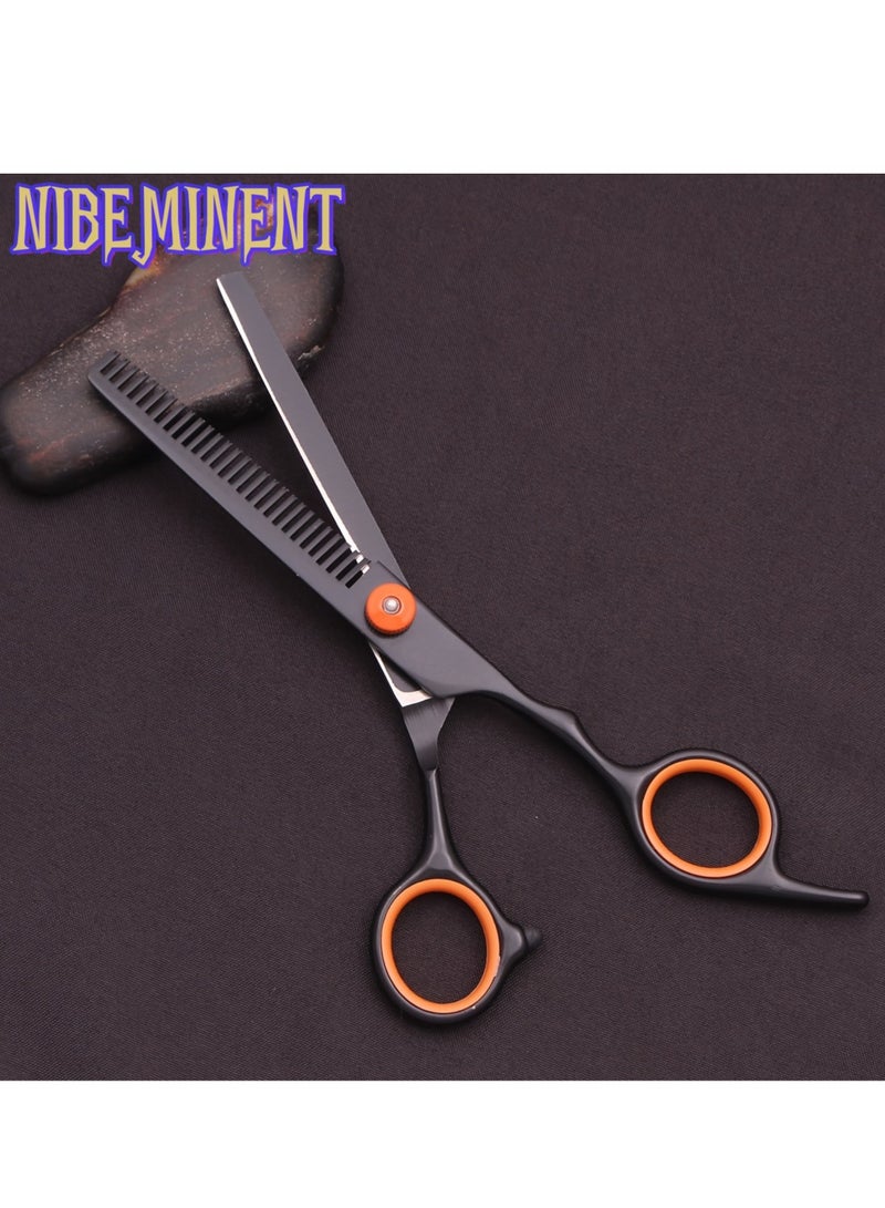 NIBEMINENT مجموعة مقصات قص الشعر بطول 6 بوصات. مجموعة مقصات قص الشعر. أداة تصفيف مقصات التخفيف، مجموعة مشط الحلاقة، مشط قص الشعر، حلاقة، مشط مزدوج الجوانب، مشط تفاح - Image 3
