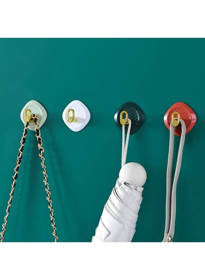 Multi-Purpose Adhesive Wall Hanger Set – 5-Piece Heavy-Duty Hook – Reusable, No-Drill Wall Hooks for Home, Kitchen & Bathroom – Multicolor  - Image 4