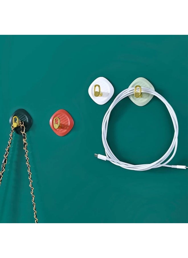 Multi-Purpose Adhesive Wall Hanger Set – 5-Piece Heavy-Duty Hook – Reusable, No-Drill Wall Hooks for Home, Kitchen & Bathroom – Multicolor  - Image 2