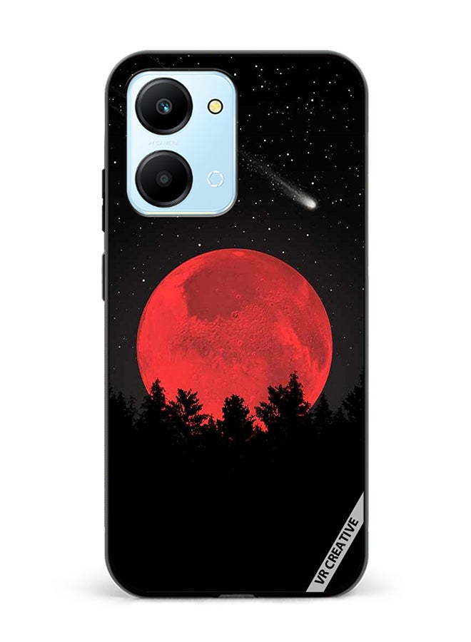 VR CREATIVE Protective Case Cover For Honor Play7T Bloody Moon Design Multicolour - Image 1