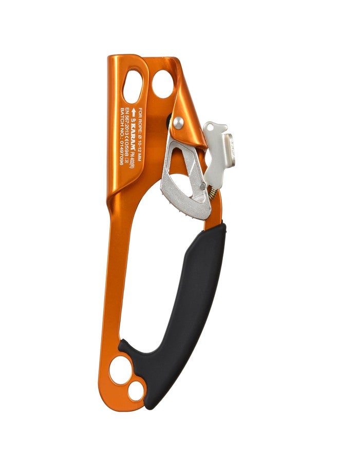 KARAM Heavy-Duty Rope Clamp for Climbing, Camping, and Outdoor Activities | Quick-Lock Design | Anti-Slip | Compatible with 10-12mm Ropes & for Right Hand Use | CE Certified |PN402(R) - Image 5