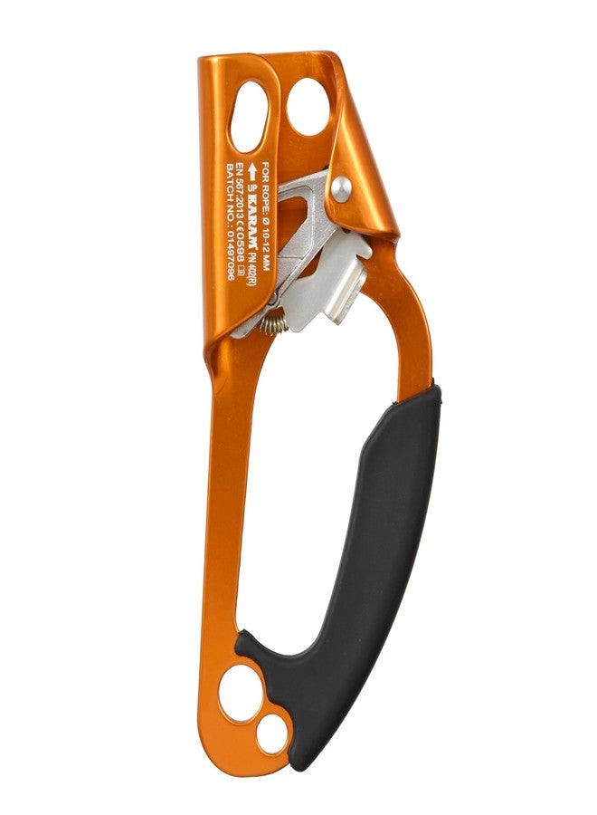 KARAM Heavy-Duty Rope Clamp for Climbing, Camping, and Outdoor Activities | Quick-Lock Design | Anti-Slip | Compatible with 10-12mm Ropes & for Right Hand Use | CE Certified |PN402(R) - Image 3