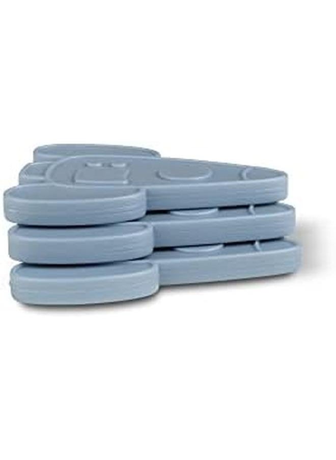 Citron - Set Of 3 Slim Ice Packs With Non Toxic Gel Spaceship Dusty Blue - Image 1