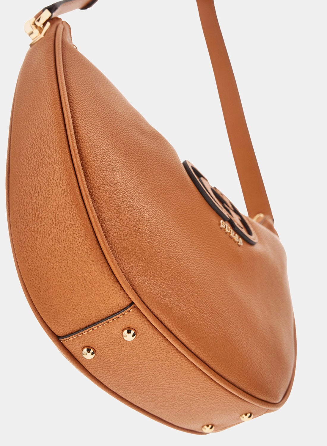 【ブラウン(COG)】GUESS ショルダーバッグ ホーボー (W)CALEBRA Hobo Shoulder Bag CALEBRA Hobo Shoulder Bag ショルダーバッグ ホーボー | GUESS(ゲス